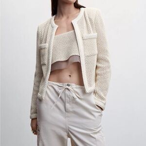 NET Mango Knit Jacket